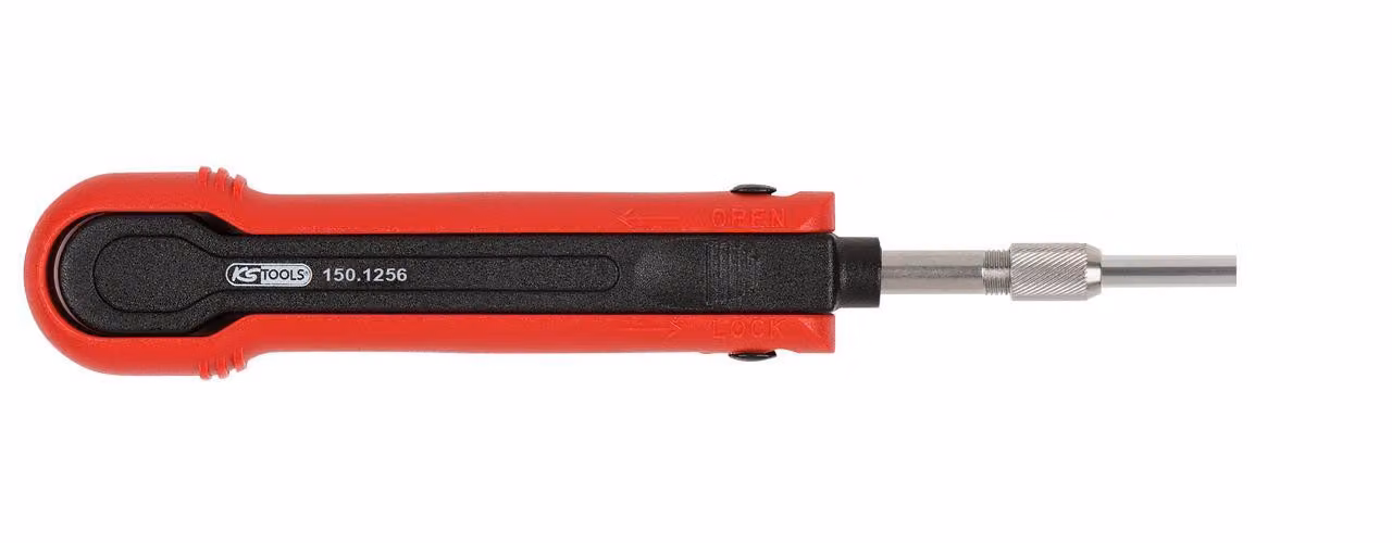 KS TOOLS Attrezzo per lo sblocco dei cavi per spina tonda e manicotto tondo da 5,5 mm - 150.1256