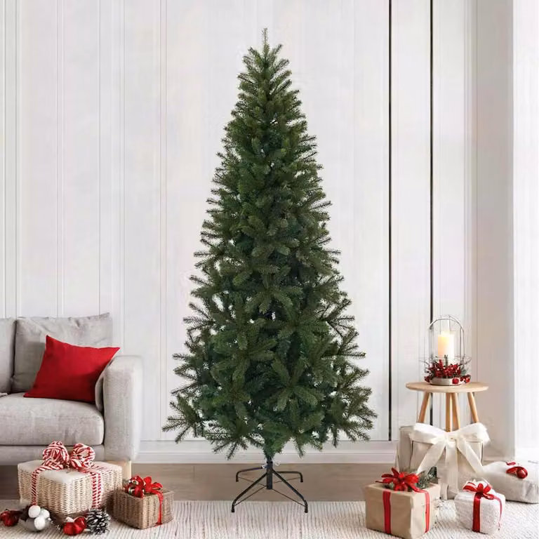 Maison Exclusive - Albero di Natale artificiale, verde, 240 cm, realizzato in PVC, PE e acciaio