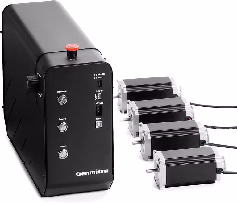 Centralina di controllo CNC con 4 motori passo-passo e kit di aggiornamento per frese