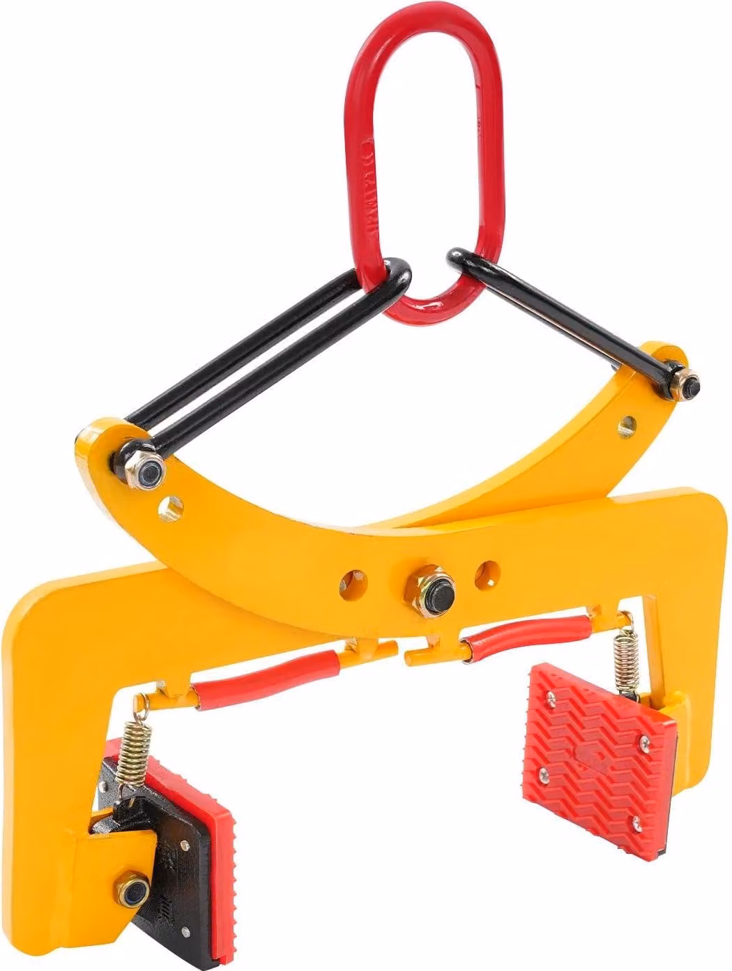 Pinza per sollevamento pietre - Sollevatore manuale di lastre di granito - Portata 280 kg - Larghezza di apertura 7,6-30,5 cm - Per granito/marmo/cemento - Con maniglia - Giallo