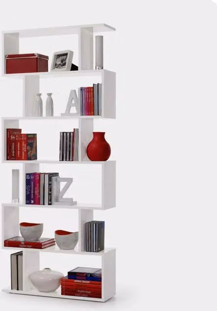 Libreria Alta Athena Bianco H 192 x L 80 x P 25 cm – 1