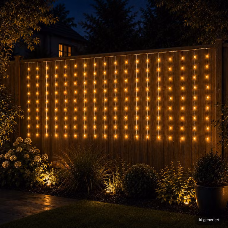 160 LED per interni ed esterni bianco caldo