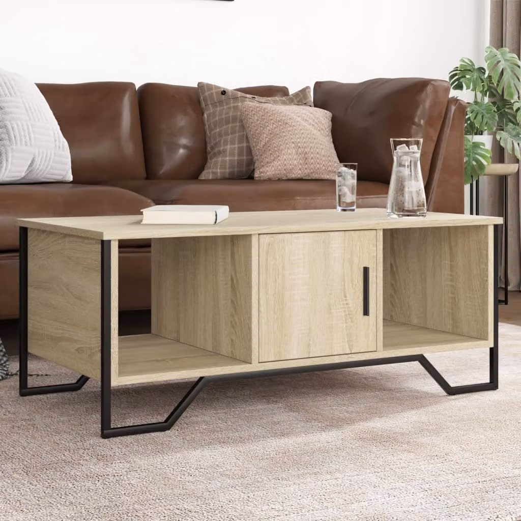 Maison Exclusive - Tavolino Sonoma in rovere 100x51x40 cm Materiale ligneo