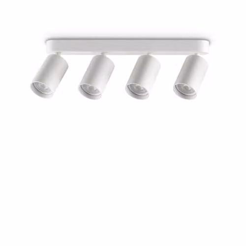 Ideal Lux Plafoniera moderna DYNAMITE 4 luci GU10 bianca metallo