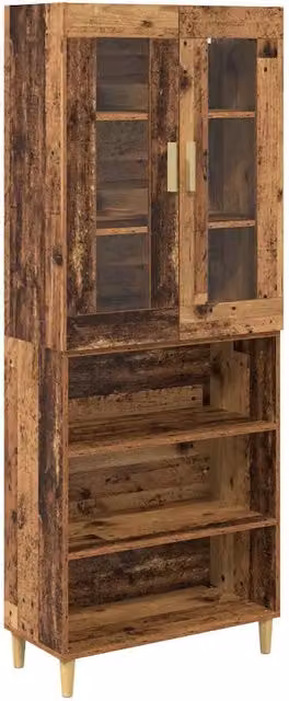Credenza | Madia | Buffet da pranzo | Armadio da pranzo Legno vecchio 69,5 x 34 x 180 cm