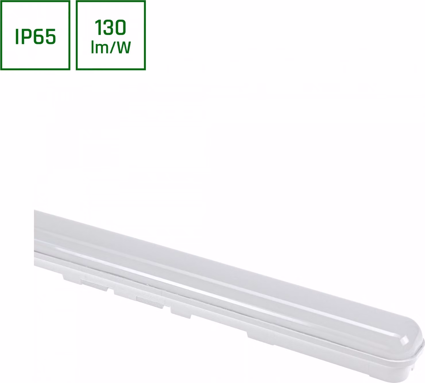 LED impermeabile - Lampada da incasso a LED Striscia luminosa 60 cm - 25 W - 125 Lm per Watt - 4000 K o 6000 K - cablaggio passante incluso