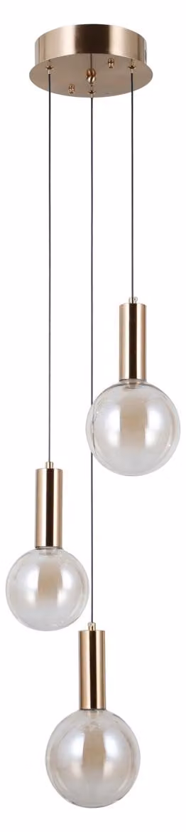 Lampada a sospensione LED 15W STRELA PND-34378-3S-HBR Italux
