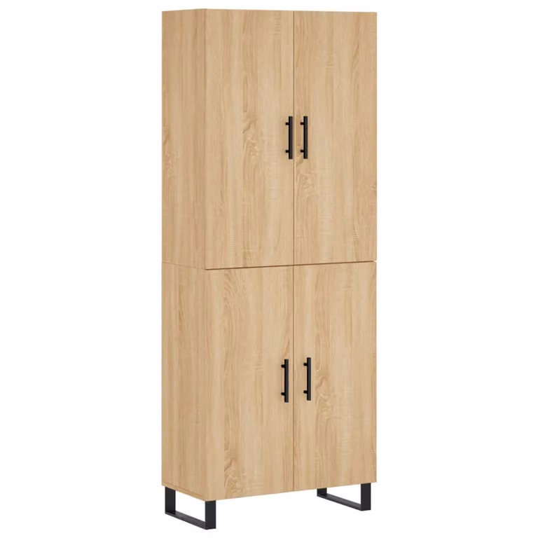 SYFAX™ Credenza Rovere Sonoma 69,5x34x180 cm in Legno Multistrato