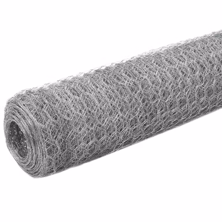 vidaXL Recinzione in filo d'acciaio zincato 25x1,5 m Argento