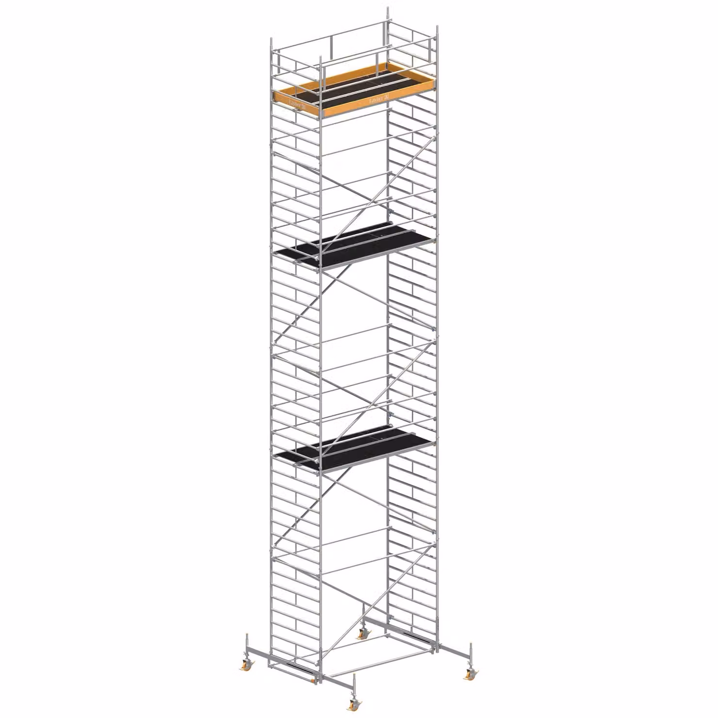 Ponteggio mobile Layher Uni, larghezza 13,38 m, AH