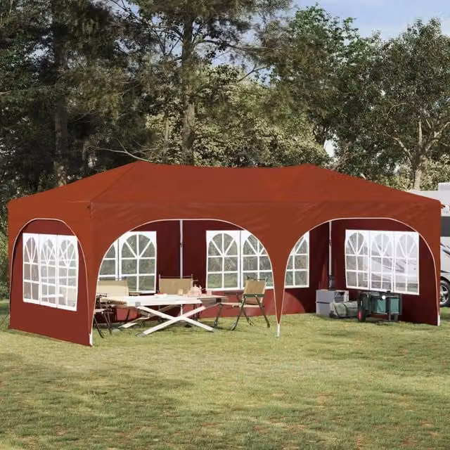 Tenda per feste a pop-up-Gazebo Terracotta 575 x 288 x 245 cm 927553
