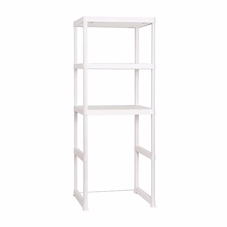 Scaffale per lavanderia e bagno DEA HOME Wash & Store bianco H 186 x L 74 x P 59 cm