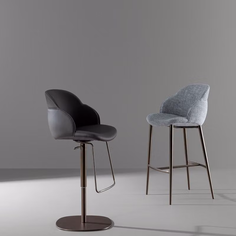 Sgabello My Way Too Bonaldo con base girevole