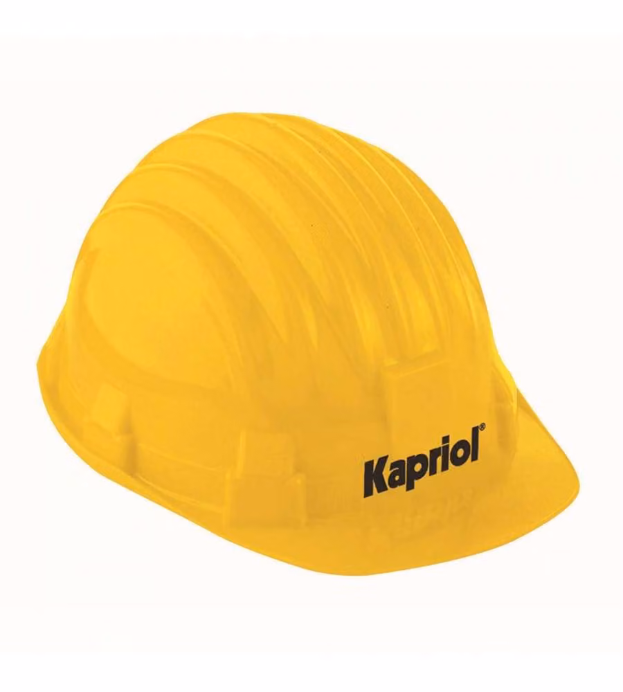 Kapriol Casco di Sicurezza Antiurto con Visiera - Giallo