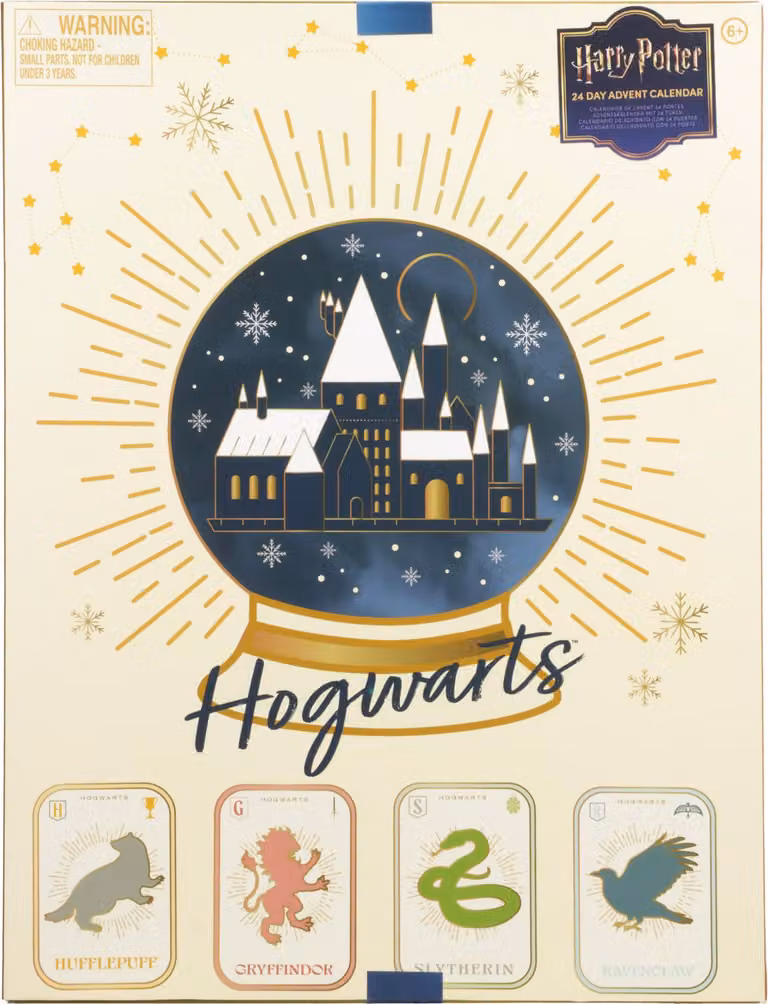 Calendario di Natale Harry Potter Hogwarts Luminoso