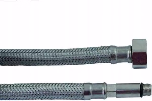 Tubo Flessibile Di Collegamento Pex 3/8 X M10 80 Cm Intrecciato Punta Lunga