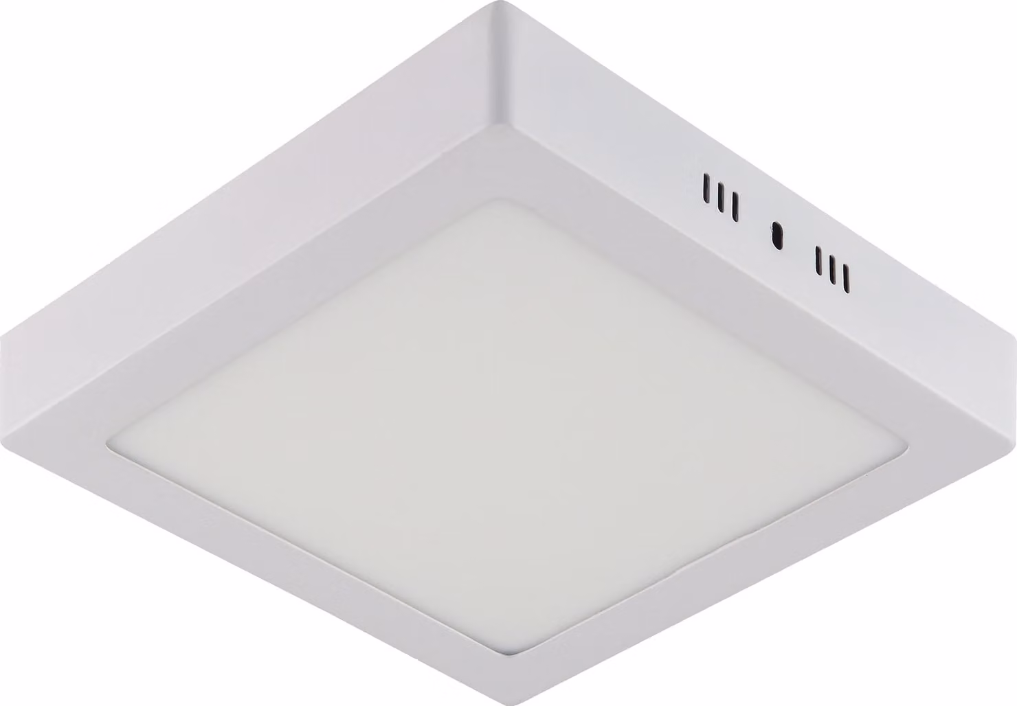 Lampada da soffitto a pannello LED da 18 W, da incasso, forma quadrata 225x225 mm, bianco caldo - 3000 K