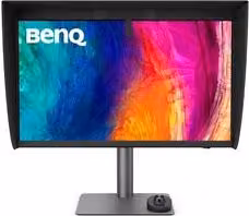 Monitor BenQ PD2770U da 27 pollici con pannello IPS UHD 4K, colore nero, con connettività USB-C, DisplayPort ed Ethernet/LAN
