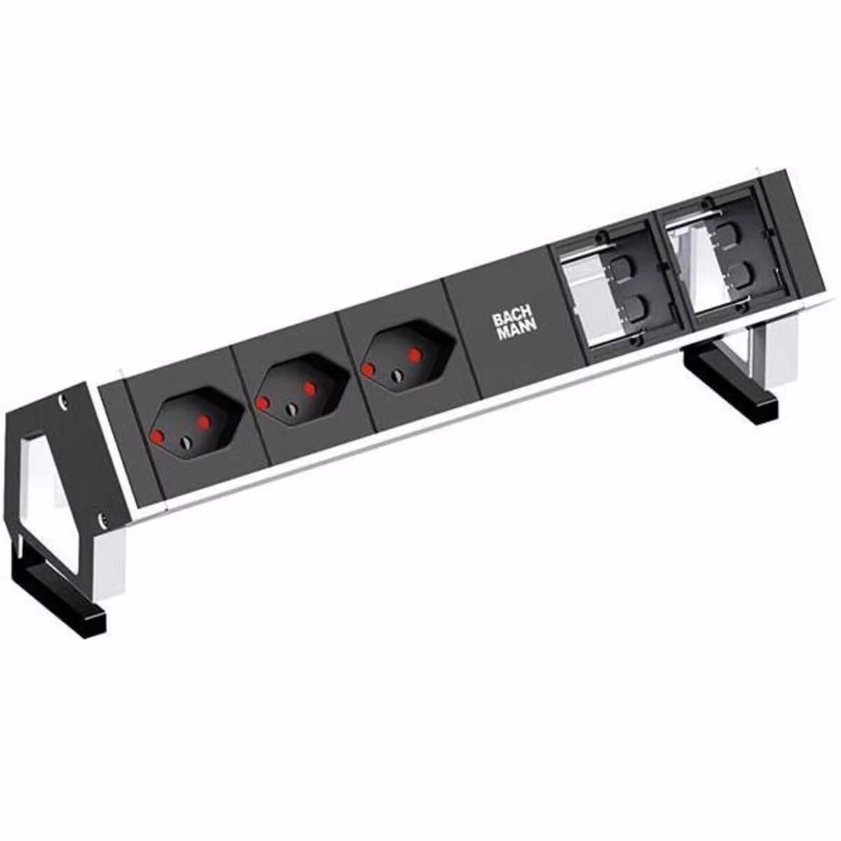 BACHMANN DESK2 3xCH T13 90° 2xCM, potenza 0,2m GST18 RAL9010, Regno Unito