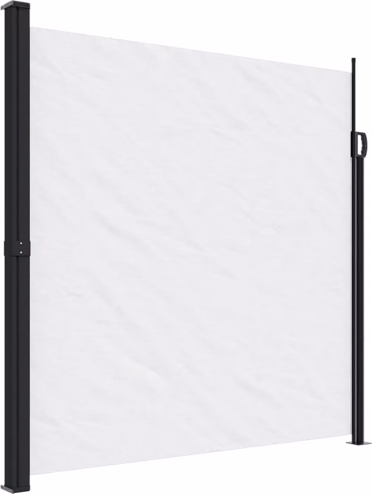 Tenda da Sole Laterale Retrattile Bianco 200x300 cm