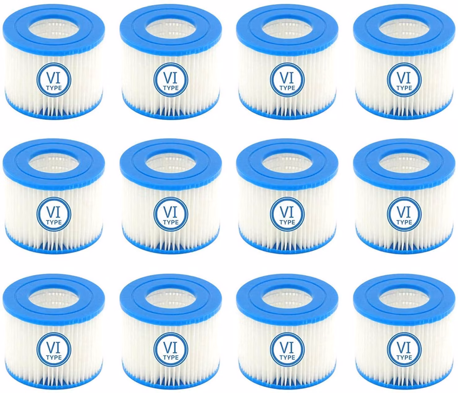 Solidchoice - Filtri di ricambio per piscina, confezione da 12 pezzi