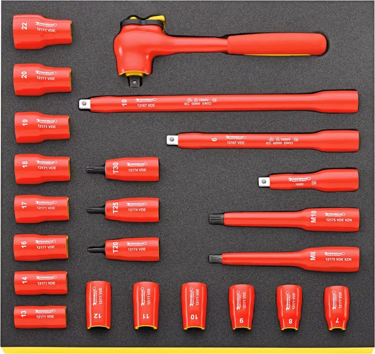 Stahlwille 96830041 Set Di Utensili, Sistema Di Vassoi Tool Control Tcs 12171/19/4 Vde