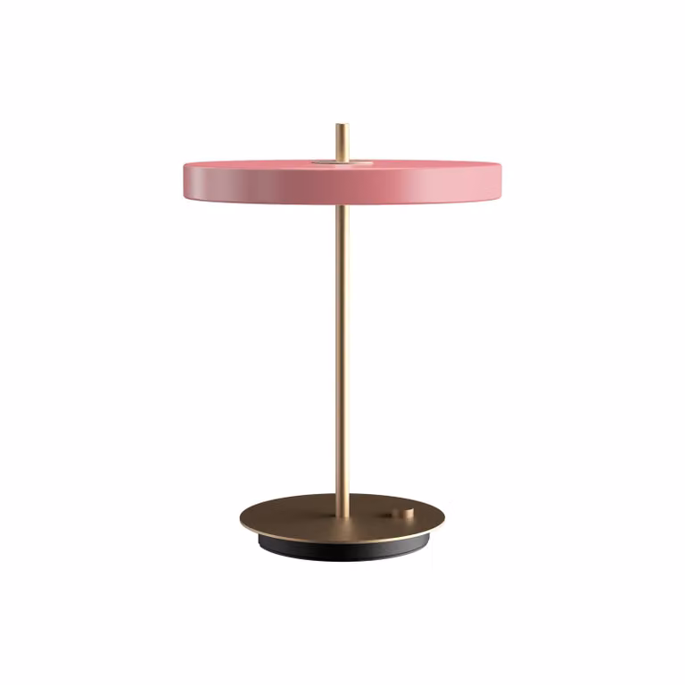 UMAGE Lampada da tavolo Asteria Table, dimmerabile, Violetto / Fucsia / Rosa, Soggiorno / Sala da pranzo, Alluminio, Design, Lampada da tavolo