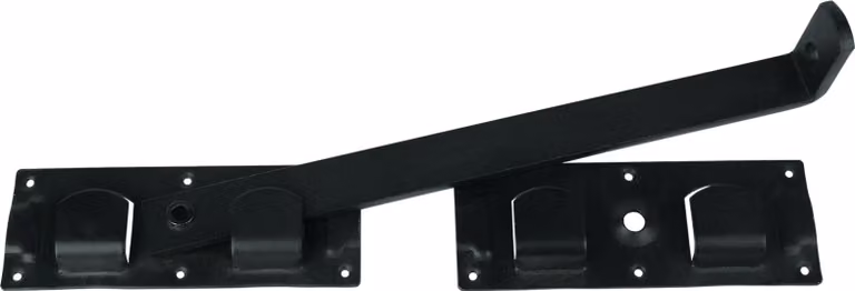 Catenaccio per cancello da giardino nero 440 x 70 mm - Per pezzo
