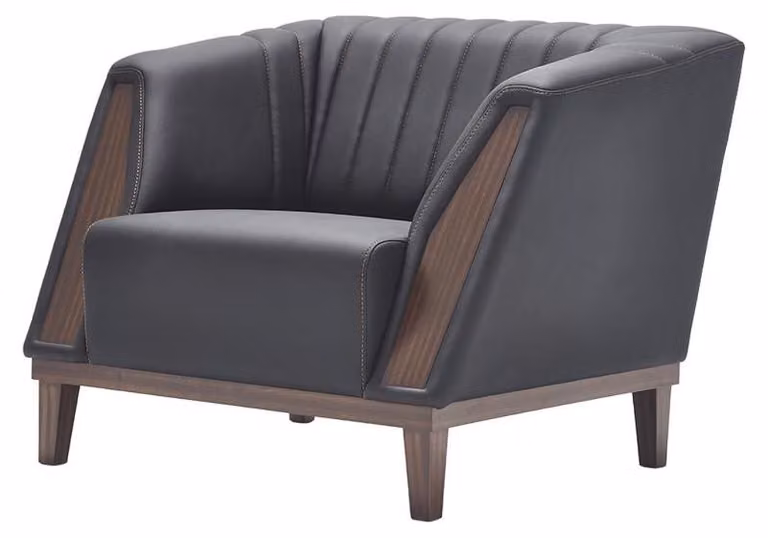 Sessel Büromöbel Leder Couchen Sitzer Set Sofa Polster Couch Sessel