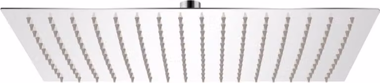 The Living Store Soffione doccia a pioggia in acciaio inox 30x40 cm Rettangolare
