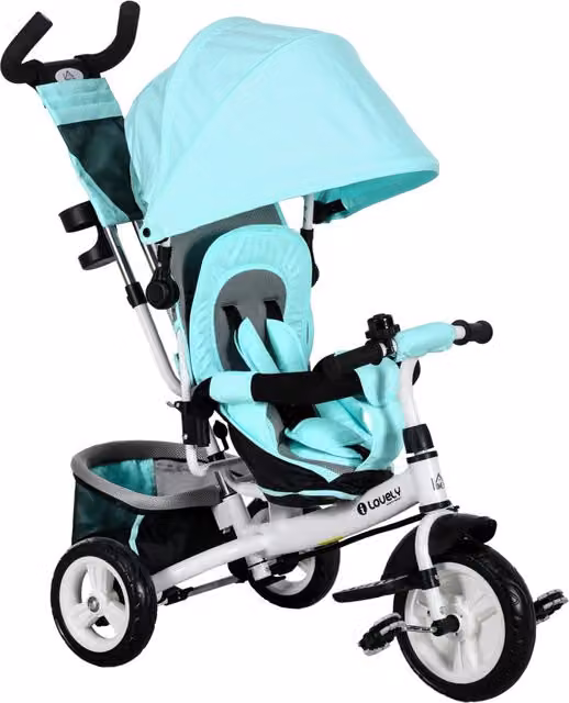 Triciclo per Bambini ¨C Minimal ¨C Verde, Metallico