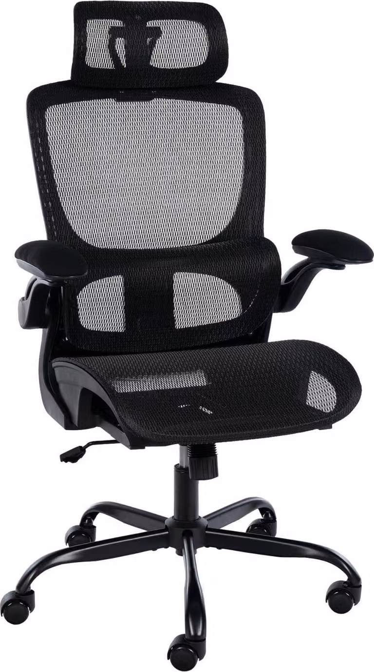 Sedia da ufficio ergonomica - sedia girevole - massimo comfort e posizione di seduta salutare