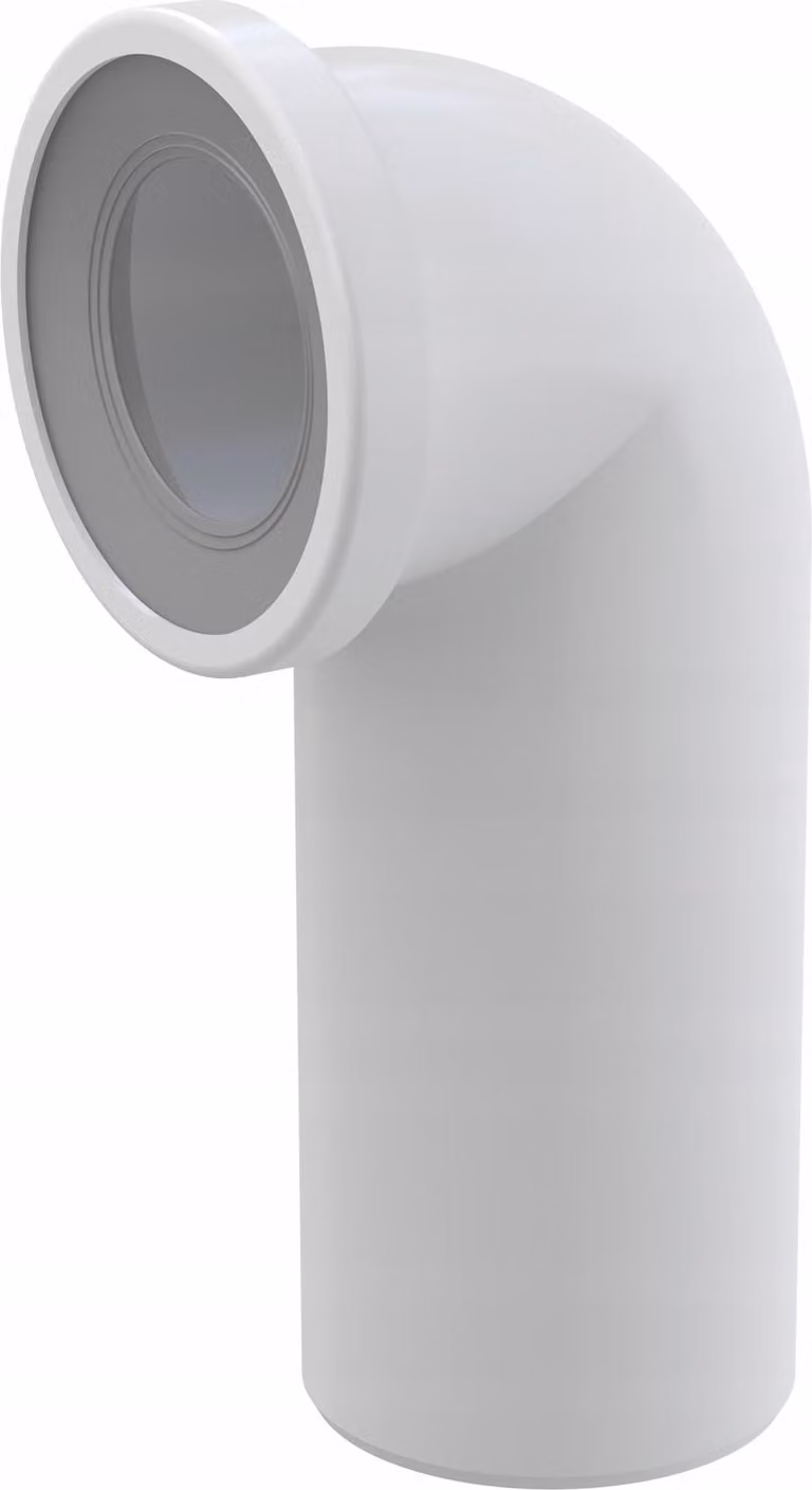 Alcadrain A90-90 WC Anschlussbogen 90°