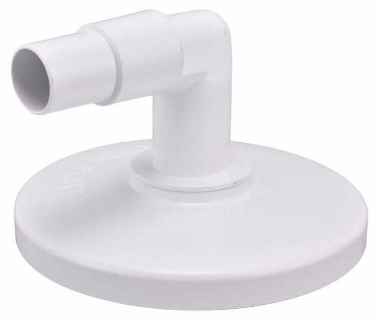 Skimmer per piscina - Raccordo a 90° - Piastra di aspirazione - Materiale plastico - Diametro 18,5 cm - Prestazioni di pulizia superiori - Skimmer aspirante