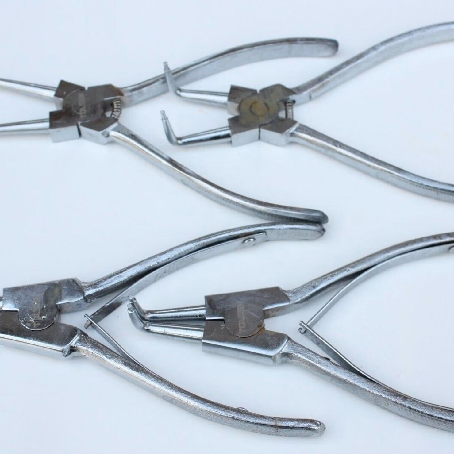 Set Pinze Anelli Seeger, 4 Pezzi con Custodia
