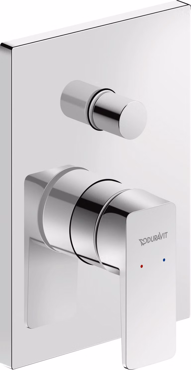 Duravit Manhattan Set de mitigeurs encastrés, 2 consommateurs, chrome, MH4210008010, MH4210008010