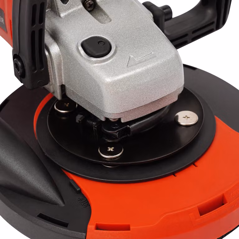 Smerigliatrice angolare rossa - Potenza: 1580 W - Diametro del disco abrasivo: 180 mm