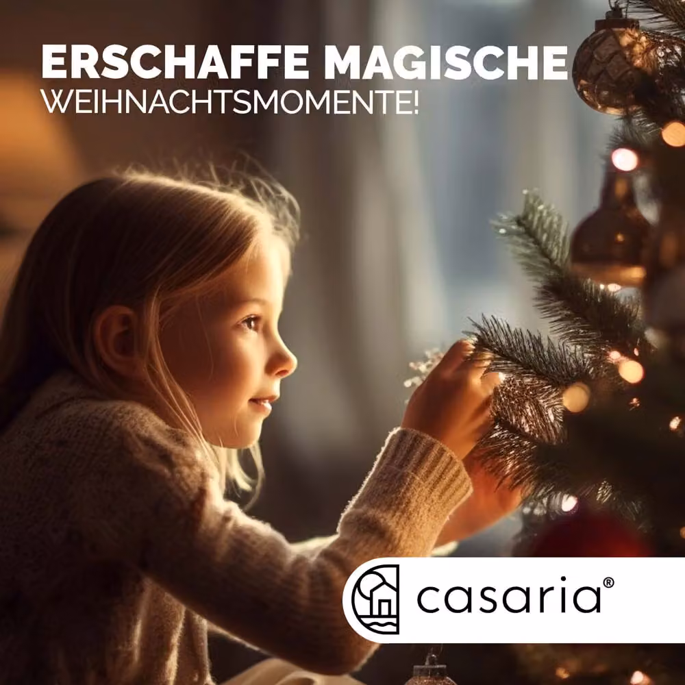 Albero di Natale innevato Casaria verde e bianco, Altezza: 180 cm – 4