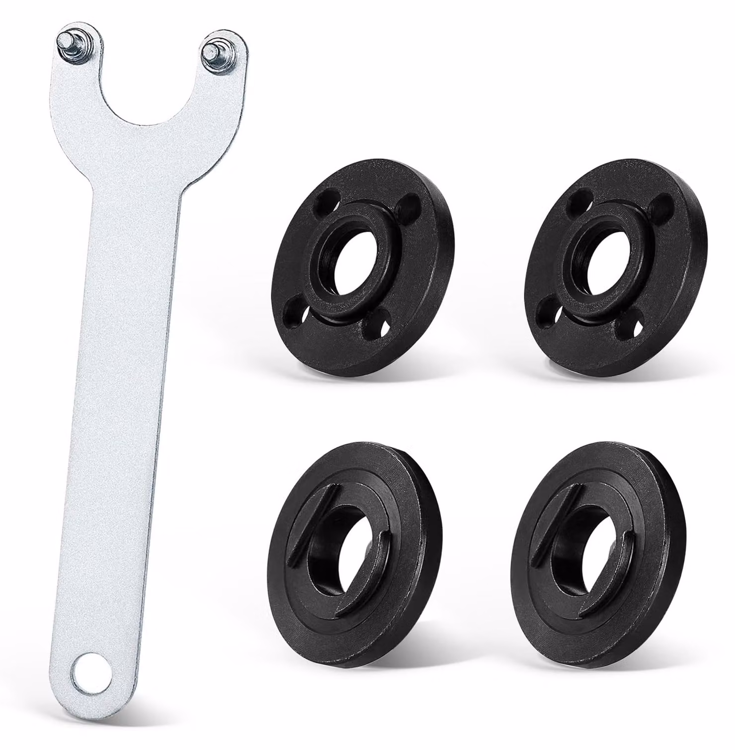 Chiave regolabile da 125 mm con accessori per smerigliatrice angolare