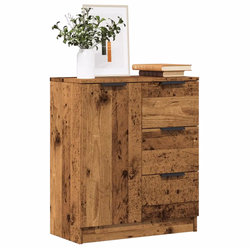 Credenza a parete vidaXL in stile classico color marrone in MDF L: 60 cm, P: 30 cm, H: 70 cm