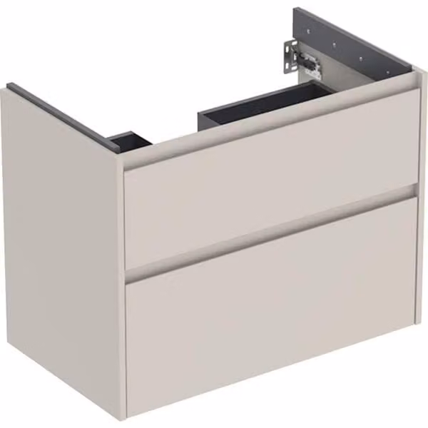 Geberit Renova Plan armoire sous lavabo, avec deux tiroirs, 79,4x60,6x44,6cm, 504.030.DB.1, 504.030.DB.1