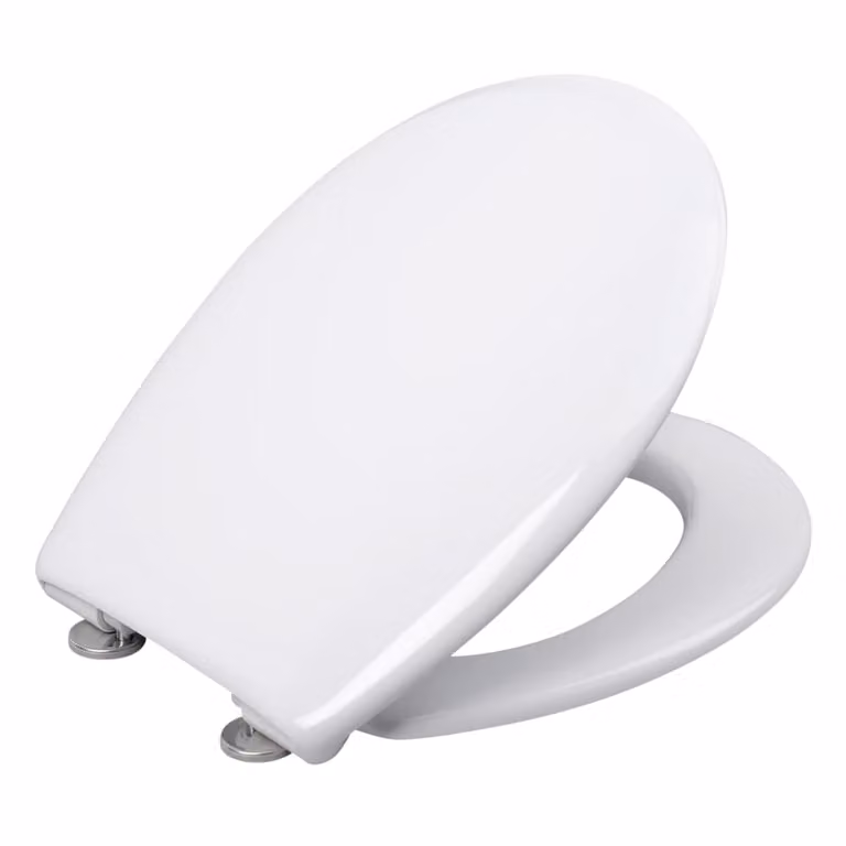 Sedile per WC CORNAT con chiusura ammortizzata PREMIUM 1 Duroplast bianco