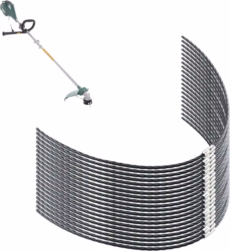 Filo per trimmer da giardino, extra resistente, 37 cm x 3,5 mm, confezione da 10 pezzi, ideale per lavori di giardinaggio