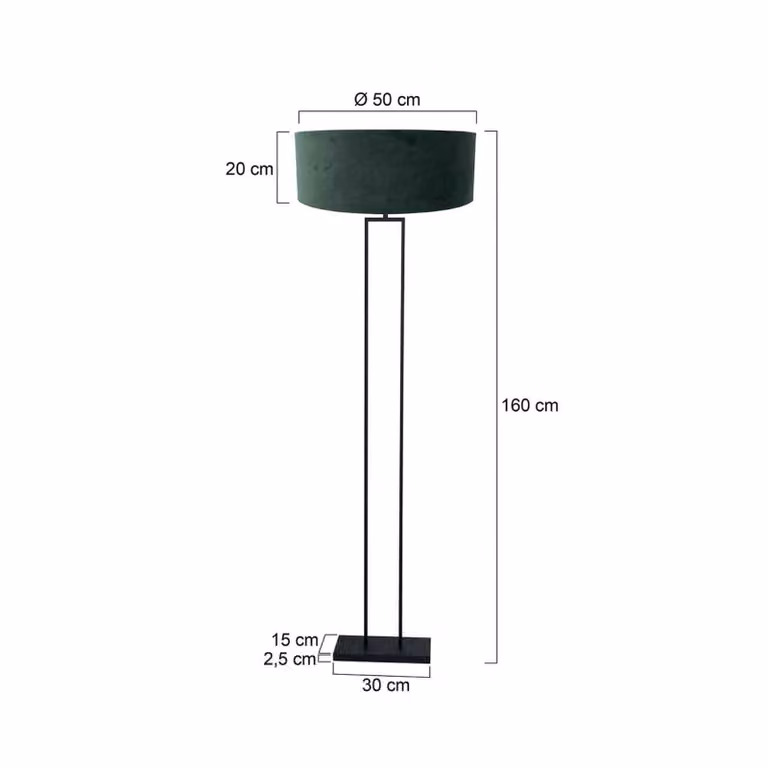 Steinhauer Lampada da terra Stang, Nero, Soggiorno / Sala da pranzo, Metallo, Moderno, Lampada da terra