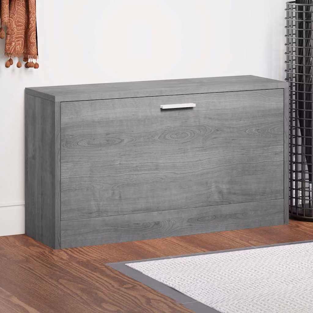 vidaXL Scarpiera Grigio Sonoma 80x24x45 cm in Legno Multistrato