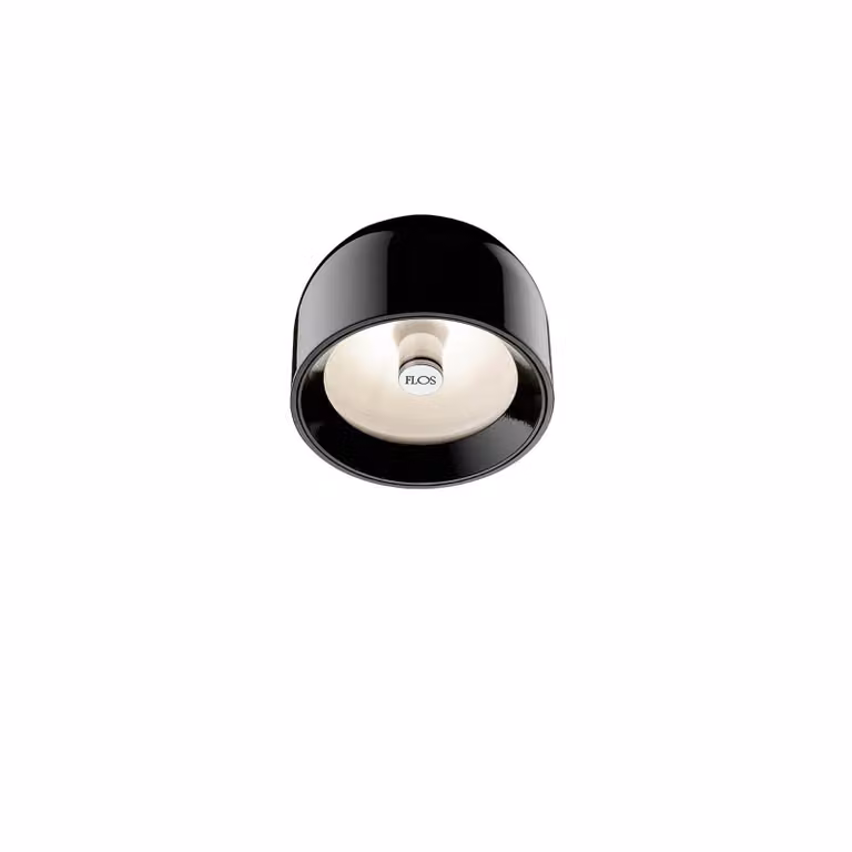 Flos - Wan Ceiling/Wall - Lampade nere - Nero