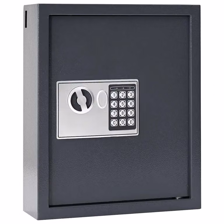 Cassetta di sicurezza digitale vidaXL Grigio antracite L 30 cm x P 10 cm x H 36,5 cm