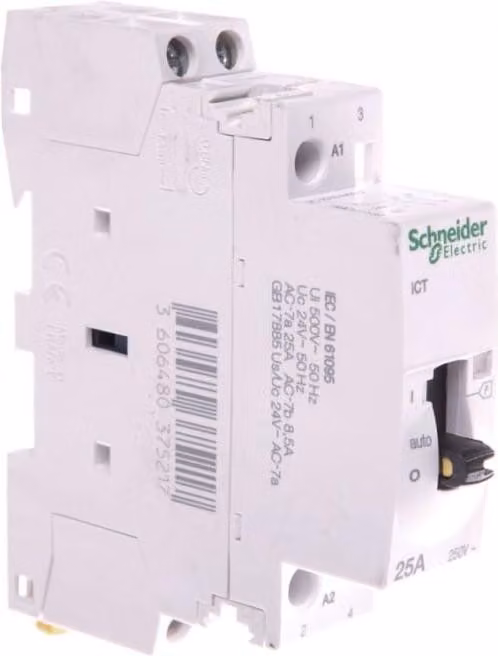Contattore modulare 25A 2NO 0R 24V AC iCT A9C21132