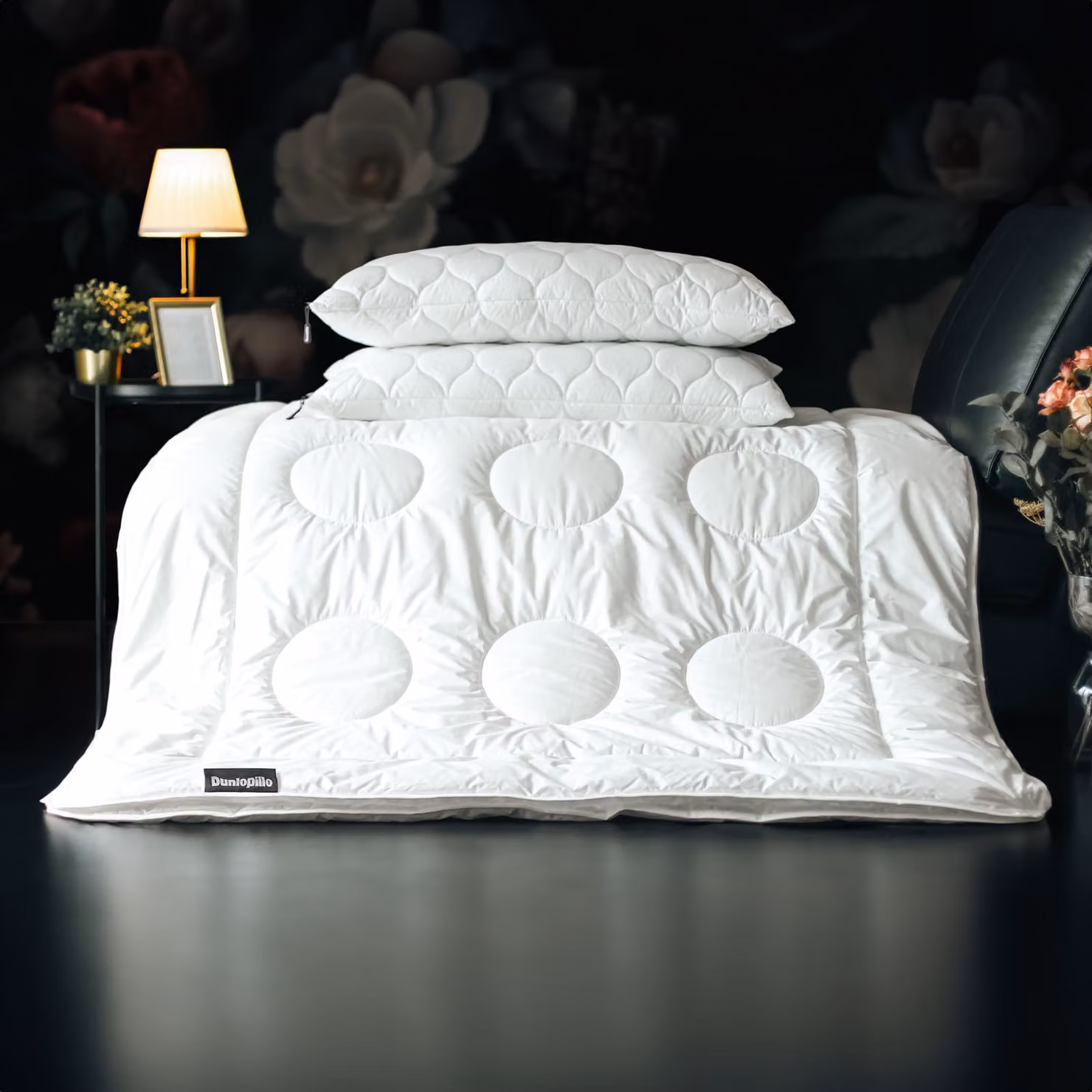 Dunlopillo Fusion Duo piumone invernale 155x220 cm | 100% cotone di prima qualità | Piumone caldo e soffice