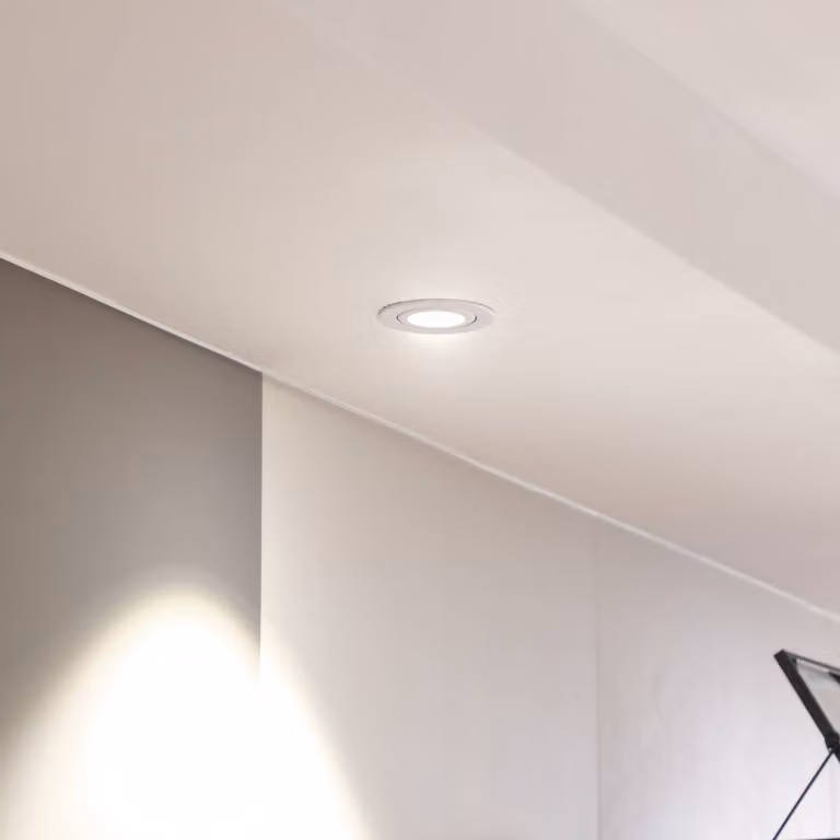 Arcchio Faretto a LED Jyra, bianco, 4.000K Jyra Arcchio, dimmerabile, Bianco / Opale, Soggiorno / Sala da pranzo, Alluminio, Moderno